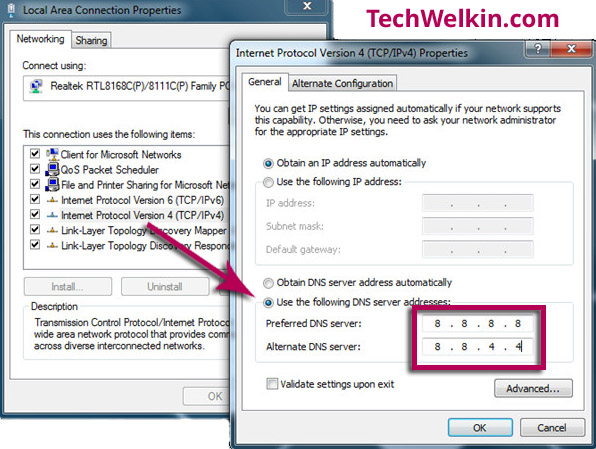 Default Gateway Error