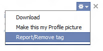 Facebook Remove Tag Option