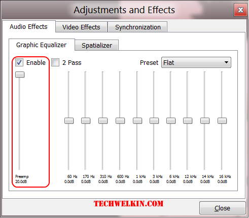 how to increase volume in vlc