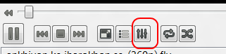 Extended Settings button on VLC Player