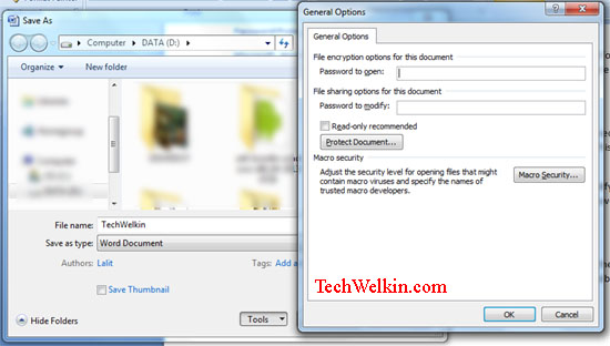 How to Password Protect an MS Word Document - 28