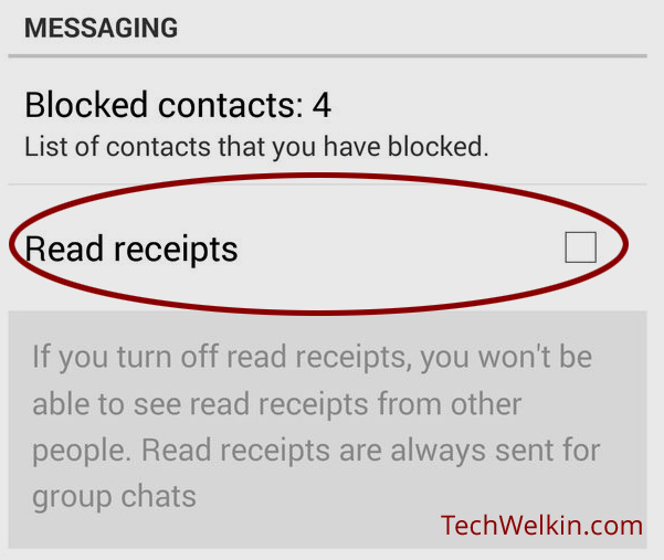Disable Read Receipt and Stop Blue Ticks from Appearing in WhatsApp