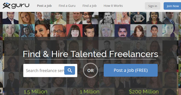 Guru.com provides online micro jobs to talented freelancers.