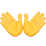 open hands or palms emoji