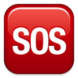 SOS WhatsApp Symbol