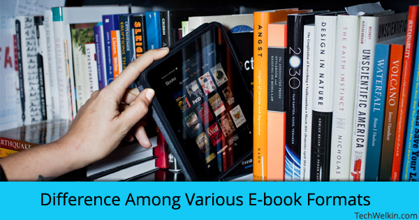 Difference Between Epub Mobi And Azw E Book Formats