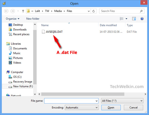 dat files reader thunderbird