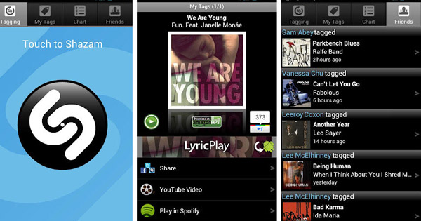 Shazam mobile app can find the song name for you.