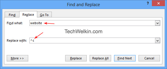 microsoft word find and replace macro