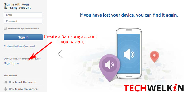 Find My Mobile is Samsung's service to track Samsung mobile phones. 