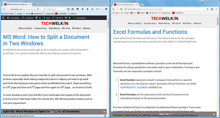 Split Screen and Arrange Windows in Laptop PC Computer - 89