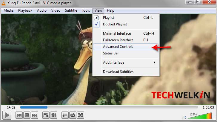 vlc media player record partial screen