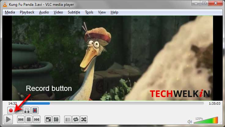 recording video with vlc media player