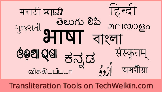 Transliteration, font and script converter