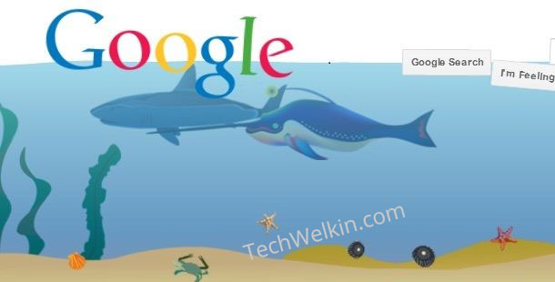 google ocean mr doob Acqua gravidade sott subacquea techwelkin trucchi truques trucos