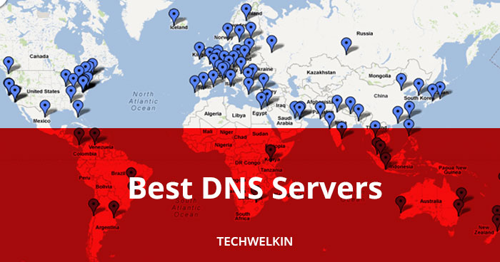 Карта dns серверов