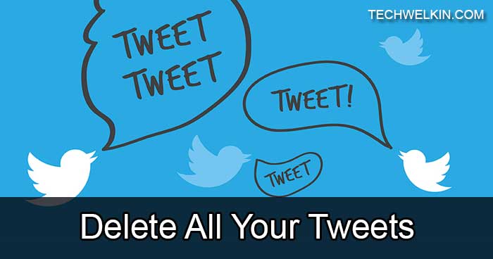 delete all tweets from Twitter account