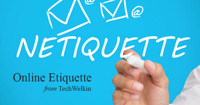 online etiquette guide netiquette