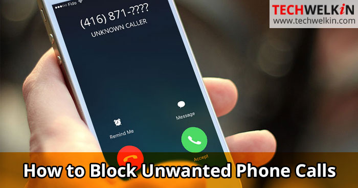 This image shows a banner for block call article.