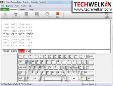 touch typing program free windows 7