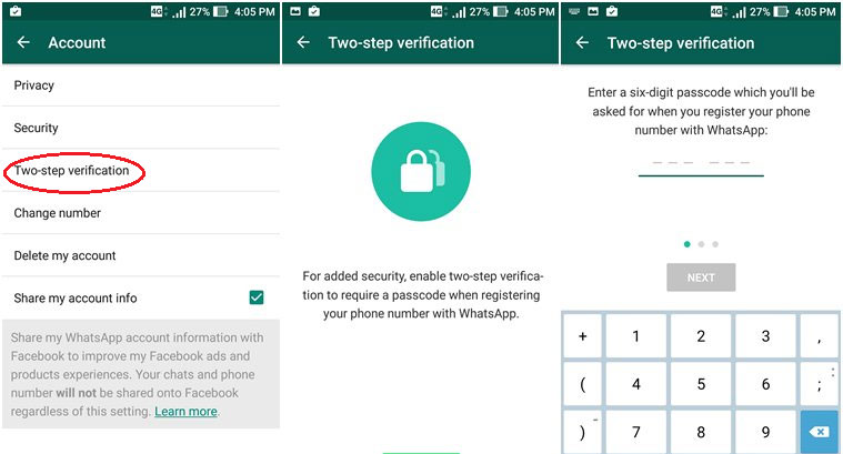 How to Set Up the Two Step Verification in WhatsApp - 58