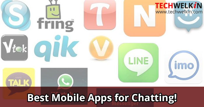 This is a banner image showing whatsapp alternatives and best mobile apps for chatting.