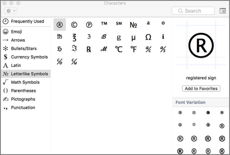 how to get degree symbol in word on mac