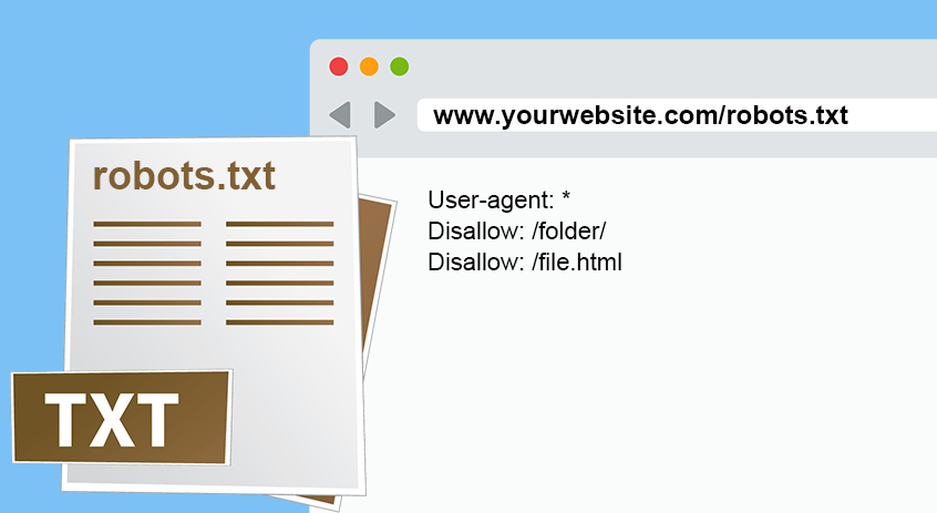 robots.txt file banner